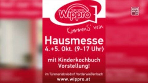 Ankündigung WIPPRO Hausmesse in Vorderweißenbach