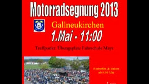 Ankündigung: Motorradsegnung in Gallneukirchen
