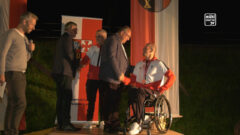 Empfang von Paralympics-Silbermedaillengewinner Florian Brungraber in Lasberg