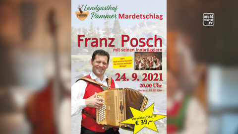 Franz Posch im Gasthof Pammer in Leopoldschlag am 24.9.2021