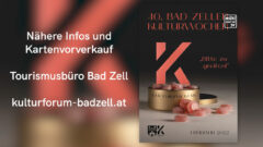 40. Bad Zeller Kulturwochen – Eröffnungskonzert am 22.4. um 19:30