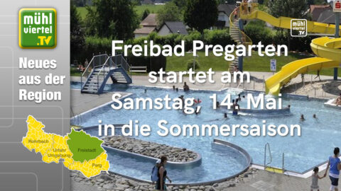 Das Freibad Pregarten startet am Samstag, 14. Mai in die Sommersaison 2022