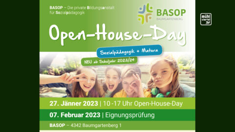 Tag der offenen Tür: BASOP Baumgartenberg – Start 2023 mit Maturaabschluss