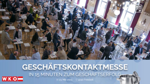 WKO-Geschäftskontaktmesse am 23. Mai 2023 in der Messehalle 2 in Freistadt