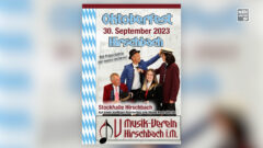 Oktoberfest in Hirschbach am 30.9. ab 14:00