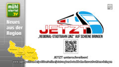 Petition „JETZT Regional-Stadtbahn Linz auf Schiene bringen“