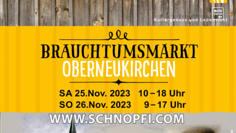 Brauchtumsmarkt Oberneukirchen: 25.+26.11.2023