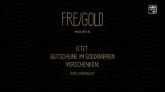 Hotel FREIGOLD: Gutscheine im Goldbarrenlook