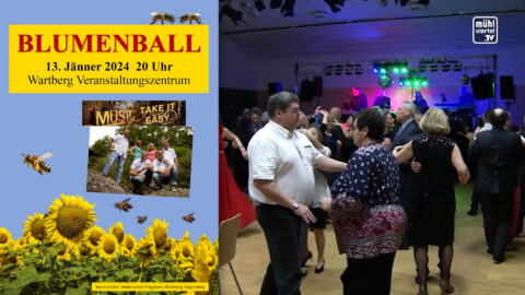 Blumenball am 13.1.2024 im Veranstaltungszentrum Wartberg ob der Aist