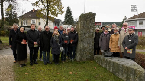 Enthüllung Gedenkstein in Freistadt