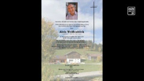 In Memoriam Alois Weißenböck aus Grünbach