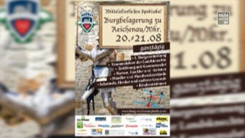Ankündigung Ritterfest in Reichenau 20.-21.8.2016