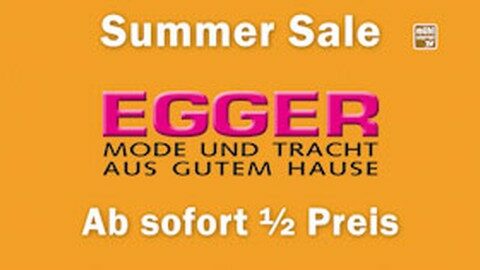 Summer Sale bei EGGER Moden