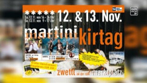 Ankündigung Martinimarkt Zwettl/Rodl Ganslrennen 12./13. November 2016