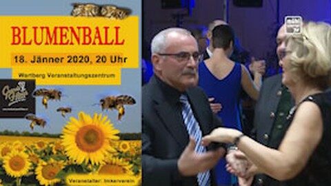 Ankündigung Blumenball in Wartberg ob der Aist