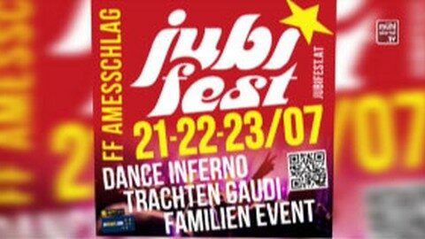 Ankündigung Jubifest der FF Amesschlag, Wahl Mr. Sterngartl