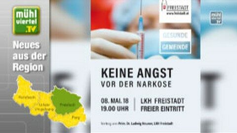 Keine Angst vor der Narkose: Vortrag im LKH Freistadt