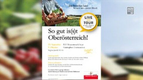 Ankündigung Tour „So gut is(s)t Oberösterreich“