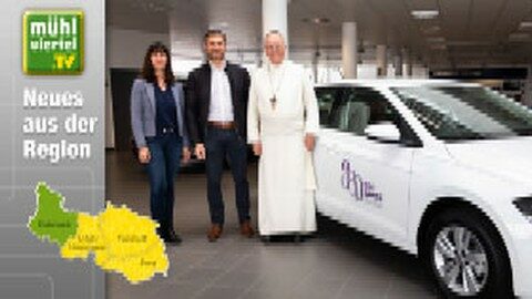 Stift Schlägl stiftet VW Polo der Caritas