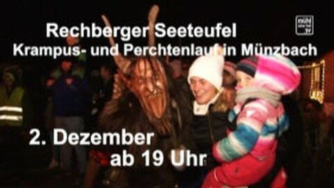 Ankündigung Perchtenlauf in Münzbach am 2.12.2107