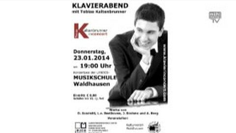 Klavierabend mit Tobias Kaltenbrunner in Waldhausen