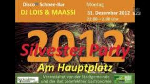 Ankündigung Silvesterparty Bad Leonfelden 2012