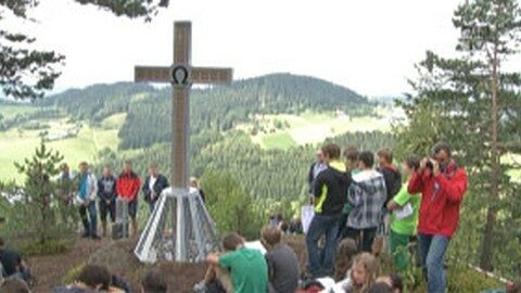 Segnung Gipfelkreuz in St. Leonhard bei Freistadt