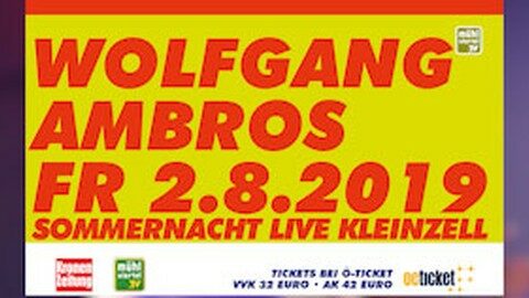Ankündigung Wolfgang Ambros in Kleinzell