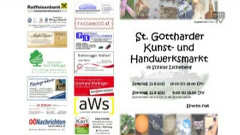 Ankündigung St. Gottharder Kunst-und Handwerksmarkt