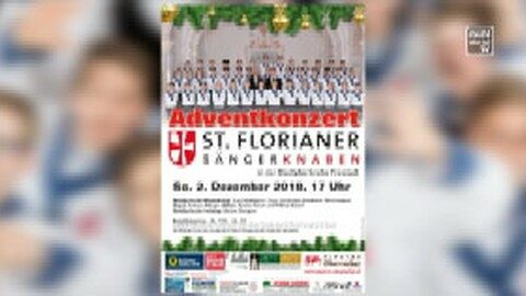 Ankündigung St. Florianer Sängerknaben in der Pfarrkirche Freistadt