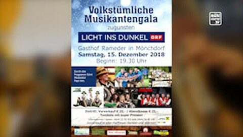 Ankündigung Volkstümliche Musikantengala in Mönchdorf
