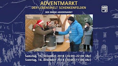 Ankündigung Adventmarkt der Lebenswelt Schenkenfelden 2018